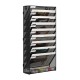 EasyPAG 10-Tier Wall-Mounted File Organizer with Label Board Compartments, Durable Black Metal Mesh, Extra Bottom Shelf for Storage, Great for Office, Home Use. EasyPAG 10-Tier Wall-Mounted File Organizer with Label Board Compartments, Durable Black Metal Mesh, Extra Bottom Shelf for Storage, Great for Office, Home Use.