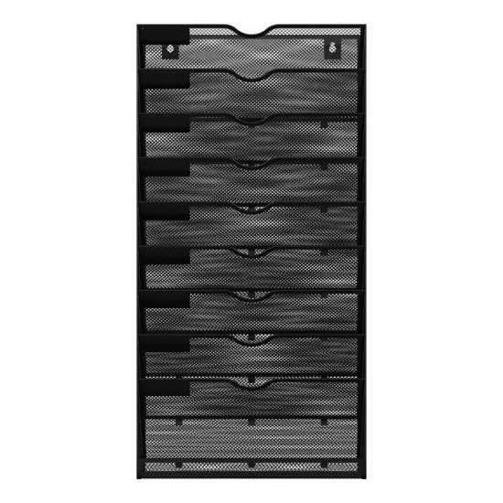 EasyPAG 10-Tier Vertical Grid Wall File Organizer, 10 Open Slots, Slanted Design for Easy Access, for Offices and Classrooms. EasyPAG 10-Tier Vertical Grid Wall File Organizer, 10 Open Slots, Slanted Design for Easy Access, for Offices and Classrooms.