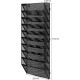 EasyPAG 10-layer wall-mounted document rack, mail organizer, metal material, 10 compartments, magazine storage rack, each layer with label board, efficient document management. EasyPAG 10-layer wall-mounted document rack, mail organizer, metal material, 10 compartments, magazine storage rack, each layer with label board, efficient document management.