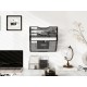EasyPAG 3-Tier Wall-Mounted File Rack, Assembly Type, for File Classification and Space-Saving Storage.