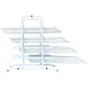 EasyPAG 4-Tier Tray Desk Organizer, Durable Metal Frame, Breathable Grid Tray, Perfect for Home Office Use. EasyPAG 4-Tier Tray Desk Organizer, Durable Metal Frame, Breathable Grid Tray, Perfect for Home Office Use.