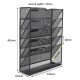EasyPAG 6-layer black grid file organizer, grid tray wall-mounted file rack mail organizer magazine storage rack upgraded version, suitable for office and home workspace. EasyPAG 6-layer black grid file organizer, grid tray wall-mounted file rack mail organizer magazine storage rack upgraded version, suitable for office and home workspace.