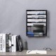 EasyPAG 6-layer black grid file organizer, grid tray wall-mounted file rack mail organizer magazine storage rack upgraded version, suitable for office and home workspace. EasyPAG 6-layer black grid file organizer, grid tray wall-mounted file rack mail organizer magazine storage rack upgraded version, suitable for office and home workspace.