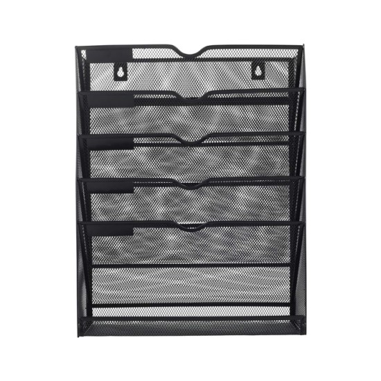 EasyPAG 6-layer black grid file organizer, grid tray wall-mounted file rack mail organizer magazine storage rack upgraded version, suitable for office and home workspace. EasyPAG 6-layer black grid file organizer, grid tray wall-mounted file rack mail organizer magazine storage rack upgraded version, suitable for office and home workspace.