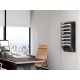 EasyPAG 8-layer wall-mounted document rack, black metal mesh, 8 compartments, magazine storage rack, efficient document management. EasyPAG 8-layer wall-mounted document rack, black metal mesh, 8 compartments, magazine storage rack, efficient document management.