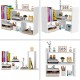 EasyPAG Wooden Desk Shelf Adjustable Desktop Bookshelf, Durable Solid Wood, Multi-Purpose Shelf for Home and Office. EasyPAG Wooden Desk Shelf Adjustable Desktop Bookshelf, Durable Solid Wood, Multi-Purpose Shelf for Home and Office.