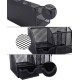 EasyPAG Black Grid Multi-function Stationery Storage Desktop Organizer Pen Holder with Drawer, Multiple Compartments, Durable Metal Construction, Suitable for Organizing Office Supplies. EasyPAG Black Grid Multi-function Stationery Storage Desktop Organizer Pen Holder with Drawer, Multiple Compartments, Durable Metal Construction, Suitable for Organizing Office Supplies.
