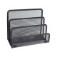 EasyPAG Office Storage 4-piece Set, Black, Durable Metal Grid Tray, File Tray, Pen Holder, Note Holder, Letter Sorter. EasyPAG Office Storage 4-piece Set, Black, Durable Metal Grid Tray, File Tray, Pen Holder, Note Holder, Letter Sorter.