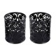 EasyPAG cylindrical pen holder, durable black metal, exquisite laser cut floral pattern, compact desktop organizer, perfect for students and professionals. EasyPAG cylindrical pen holder, durable black metal, exquisite laser cut floral pattern, compact desktop organizer, perfect for students and professionals.