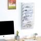 EasyPAG 8-Tier Tray Wall-Mounted File Rack, Mail Organizer, Magazine Paper Organizer, White, Wall-Mounted Grid Organizer, Multiple Compartments, Suitable for Offices, Waiting Rooms, Retail Locations. EasyPAG 8-Tier Tray Wall-Mounted File Rack, Mail Organizer, Magazine Paper Organizer, White, Wall-Mounted Grid Organizer, Multiple Compartments, Suitable for Offices, Waiting Rooms, Retail Locations.