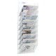 EasyPAG 10-Tier Tray Wall-Mounted File Rack, Mail Organizer, Magazine Paper Organizer, White, Wall-Mounted Grid Organizer, Multiple Compartments, Suitable for Offices, Waiting Rooms, Retail Locations. EasyPAG 10-Tier Tray Wall-Mounted File Rack, Mail Organizer, Magazine Paper Organizer, White, Wall-Mounted Grid Organizer, Multiple Compartments, Suitable for Offices, Waiting Rooms, Retail Locations.