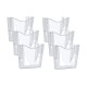 EasyPAG clear acrylic magazine rack, vertical, lightweight and sturdy, perfect for organizing magazines, brochures and notebooks. 6-pack. EasyPAG clear acrylic magazine rack, vertical, lightweight and sturdy, perfect for organizing magazines, brochures and notebooks. 6-pack.