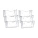 EasyPAG clear acrylic magazine rack, landscape orientation, lightweight and sturdy, perfect for magazines, brochures and notebooks. 6-pack. EasyPAG clear acrylic magazine rack, landscape orientation, lightweight and sturdy, perfect for magazines, brochures and notebooks. 6-pack.