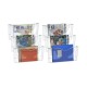 EasyPAG clear acrylic magazine rack, landscape orientation, lightweight and sturdy, perfect for magazines, brochures and notebooks. 6-pack. EasyPAG clear acrylic magazine rack, landscape orientation, lightweight and sturdy, perfect for magazines, brochures and notebooks. 6-pack.