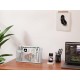 EasyPAG Wall-mounted Organizer, Durable Metal Mesh, White, Perfect for Documents and Office Supplies. EasyPAG Wall-mounted Organizer, Durable Metal Mesh, White, Perfect for Documents and Office Supplies.