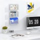 EasyPAG Wall-mounted Organizer, Durable Metal Mesh, White, Perfect for Documents and Office Supplies. EasyPAG Wall-mounted Organizer, Durable Metal Mesh, White, Perfect for Documents and Office Supplies.