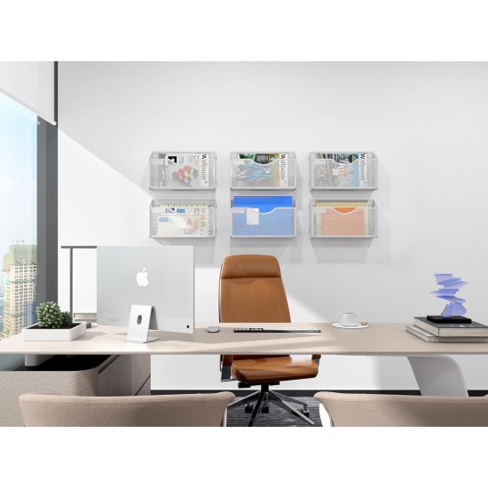 EasyPAG Wall-mounted Organizer, Durable Metal Mesh, White, Perfect for Documents and Office Supplies. EasyPAG Wall-mounted Organizer, Durable Metal Mesh, White, Perfect for Documents and Office Supplies.