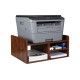 EasyPAG Desktop Wooden 2-Tier Printer Stand with Storage Fax Holder, Brown, for Home Offices, Students and Small Businesses. EasyPAG Desktop Wooden 2-Tier Printer Stand with Storage Fax Holder, Brown, for Home Offices, Students and Small Businesses.