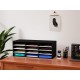 EasyPAG 6-Tier 12-Grid File Organizer in Matte Black Finish for Offices, Schools, and Creative Studios. EasyPAG 6-Tier 12-Grid File Organizer in Matte Black Finish for Offices, Schools, and Creative Studios.