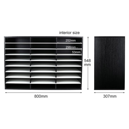 EasyPAG 9 Tier 27-Grid File Organizer in Matte Black Finish for Offices, Schools, and Creative Studios. EasyPAG 9 Tier 27-Grid File Organizer in Matte Black Finish for Offices, Schools, and Creative Studios.