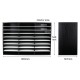 EasyPAG 9 Tier 27-Grid File Organizer in Matte Black Finish for Offices, Schools, and Creative Studios. EasyPAG 9 Tier 27-Grid File Organizer in Matte Black Finish for Offices, Schools, and Creative Studios.