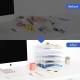 EasyPAG 4-Tier Organizer with Top Shelf, Metal, Mesh Texture, Perfect for Magazines, Notebooks and Files.