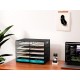 EasyPAG 5-layer 10-grid desktop magazine storage box, sturdy black metal frame, grid transparent design, suitable for office and home use. EasyPAG 5-layer 10-grid desktop magazine storage box, sturdy black metal frame, grid transparent design, suitable for office and home use.
