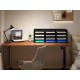 EasyPAG 4-Tier 12-Grid File Tray, Metal Wood File Holder, Magazine Organizer, Black Grid Design, Suitable for Home or Office Use. EasyPAG 4-Tier 12-Grid File Tray, Metal Wood File Holder, Magazine Organizer, Black Grid Design, Suitable for Home or Office Use.