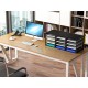 EasyPAG 4-Tier 12-Grid File Tray, Metal Wood File Holder, Magazine Organizer, Black Grid Design, Suitable for Home or Office Use. EasyPAG 4-Tier 12-Grid File Tray, Metal Wood File Holder, Magazine Organizer, Black Grid Design, Suitable for Home or Office Use.