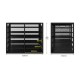 EasyPAG 4-Tier 12-Grid File Tray, Metal Wood File Holder, Magazine Organizer, Black Grid Design, Suitable for Home or Office Use. EasyPAG 4-Tier 12-Grid File Tray, Metal Wood File Holder, Magazine Organizer, Black Grid Design, Suitable for Home or Office Use.
