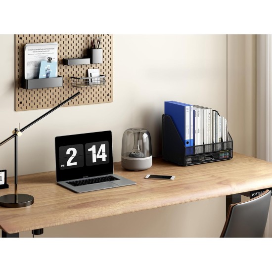 EasyPAG Desktop Organizer, Office File Folder Organizer, 5 Compartments, Durable, Breathable, with Drawers, Suitable for Home Office. EasyPAG Desktop Organizer, Office File Folder Organizer, 5 Compartments, Durable, Breathable, with Drawers, Suitable for Home Office.