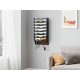 EasyPAG Wall Mounted Organizer, Durable Metal, Curved Slots, Label Compartments, Key Holder, for Office, Students and Professionals - Black. EasyPAG Wall Mounted Organizer, Durable Metal, Curved Slots, Label Compartments, Key Holder, for Office, Students and Professionals - Black.