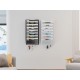 EasyPAG Wall Mounted Organizer, Durable Metal, Curved Slots, Label Compartments, Key Holder, for Office, Students and Professionals - Black. EasyPAG Wall Mounted Organizer, Durable Metal, Curved Slots, Label Compartments, Key Holder, for Office, Students and Professionals - Black.