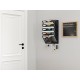 EasyPAG wall-mounted storage box, durable black metal, five-layer pockets, key and cable hooks, suitable for students working from home. EasyPAG wall-mounted storage box, durable black metal, five-layer pockets, key and cable hooks, suitable for students working from home.