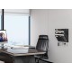 EasyPAG Wall-mounted Organizer, 3 Compartments, Accessory Hook, Black Finish - Efficiently organize documents and magazines, a must-have for home office. EasyPAG Wall-mounted Organizer, 3 Compartments, Accessory Hook, Black Finish - Efficiently organize documents and magazines, a must-have for home office.