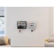 EasyPAG Wall-mounted Organizer, 3 Compartments, Accessory Hook, Black Finish - Efficiently organize documents and magazines, a must-have for home office. EasyPAG Wall-mounted Organizer, 3 Compartments, Accessory Hook, Black Finish - Efficiently organize documents and magazines, a must-have for home office.