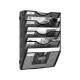 EasyPAG 5-layer wall-mounted document rack is used for document classification and space-saving storage. EasyPAG 5-layer wall-mounted document rack is used for document classification and space-saving storage.