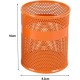 EasyPAG Pencil Holder Makeup Brush Organizer Stationery Storage Box, Cylindrical, Perforated Design, Durable Metal Material, Stylish Office Storage Box. 2 Pack. EasyPAG Pencil Holder Makeup Brush Organizer Stationery Storage Box, Cylindrical, Perforated Design, Durable Metal Material, Stylish Office Storage Box. 2 Pack.