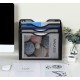 EasyPAG Desk Storage File Rack Paper Organizer, Magazine Storage Rack Black Suitable for office, school and creative studio.
