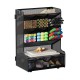 EasyPAG Black Grid Desktop Organizer with Spacious Drawers for Students and Professionals