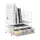 EasyPAG 3-Tier Desktop Office File Folder, File Organizer, Pull-Out Drawer, Great for Office, Home, White.