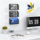 EasyPAG modern black metal grid storage box, suitable for storing desktop items, magazines, etc.