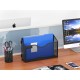 EasyPAG modern black metal grid storage box, suitable for storing desktop items, magazines, etc.
