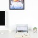 EasyPAG desktop document organizer, double layer, sturdy metal mesh, plenty of space for documents, soft white. Paper document letter organizer.