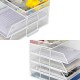 EasyPAG Desktop Stackable File Holder/Magazine Organizer, 4 Tiers with Top Stationery Rack, Sturdy Metal Mesh. For Office and Business.