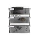 EasyPAG Wall Mounted Magazine Rack, 3 Compartments, File Rack Mail Organizer Magazine Storage Rack for Home Office, Black Finish.
