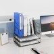EasyPAG desktop organizer, simple, durable metal material, layered compartments, mesh structure, suitable for students and professionals.