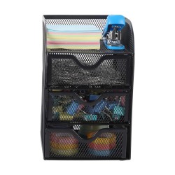 EasyPAG 3-layer drawer storage rack, desktop storage rack, office supply storage rack, perfect for storing office supplies.