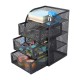 EasyPAG 3-layer drawer storage rack, desktop storage rack, office supply storage rack, perfect for storing office supplies.