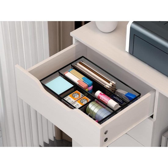 EasyPAG Light Desk Organizer Office Stationery Storage Pen Holder, Multi-compartment Design, Durable, Storage Solution for Tools, Crafts and Office Supplies.